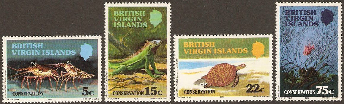 British Virgin Islands 1978 Wildlife Set. SG397-SG400.