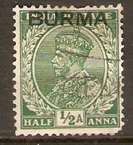 Burma 1937 3p Slate. SG1.