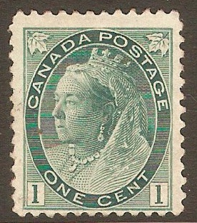 Canada 1898 1c Blue-green. SG151.