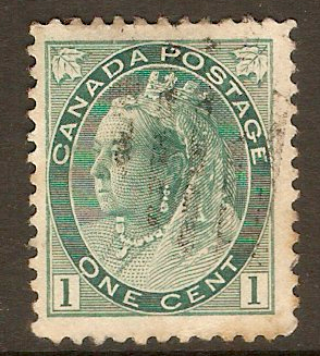 Canada 1898 1c Blue-green. SG151.