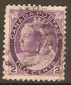 Canada 1898 2c Violet. SG154.