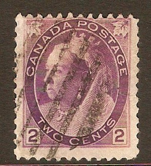 Canada 1898 2c Reddish purple. SG154a.