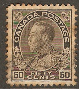 Canada 1911 50c Grey-black. SG214.