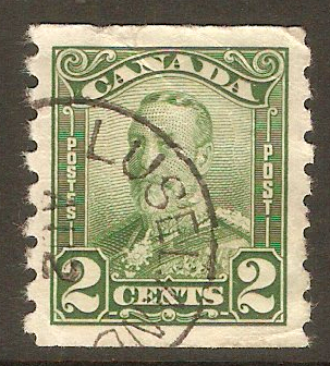 Canada 1930 2c Green. SG306.