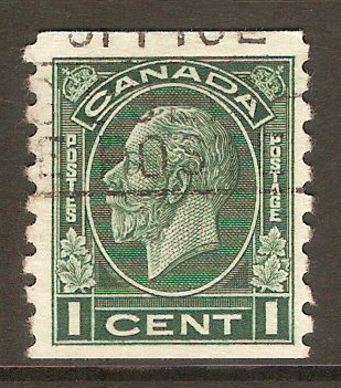 Canada 1932 1c Green. SG326.
