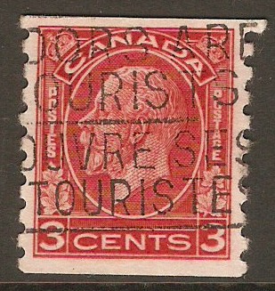 Canada 1932 3c Scarlet. SG328.