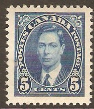 Canada 1937 5c. Blue. SG361. - Click Image to Close