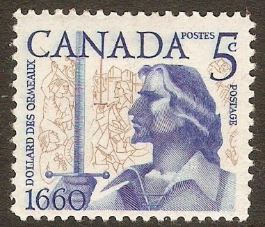Canada 1960 5c Dollard des Ormeaux Commemoration. SG516. - Click Image to Close