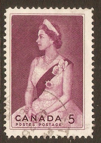Canada 1964 5c Royal Visit QEII Portrait. SG559.