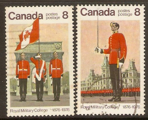Canada 1976 Royal Military College Set. SG840-SG841.