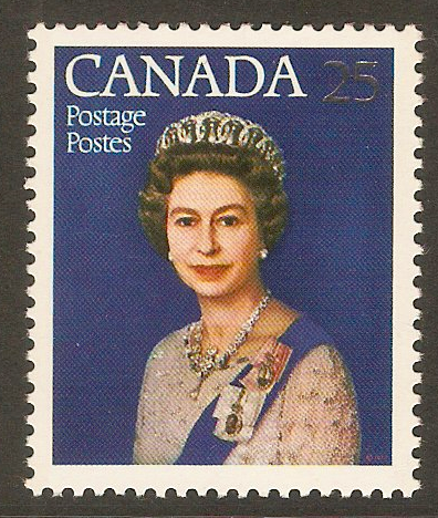 Canada 1977 25c Silver Jubilee stamp. SG855.