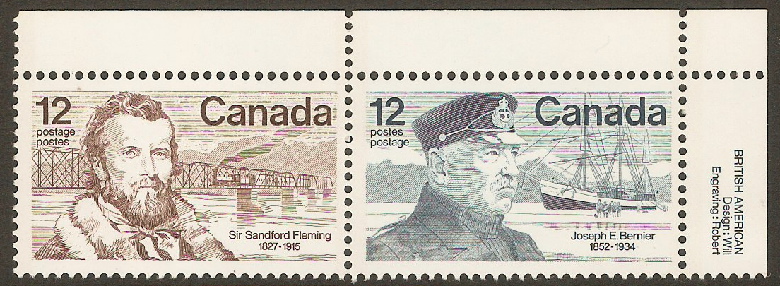 Canada 1977 Famous Canadians set. SG892-SG893.