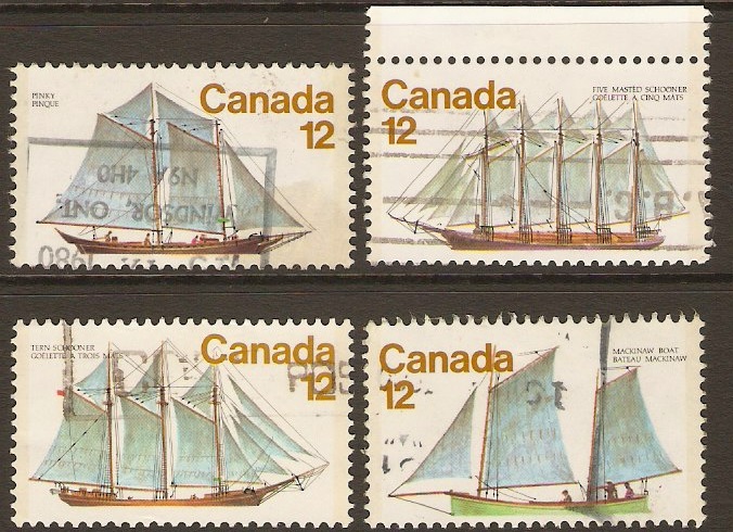 Canada 1977 Ships 3rd. Series Set. SG902-SG905.