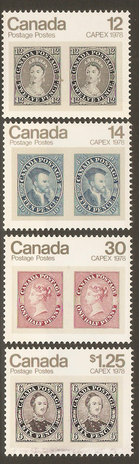 Canada 1978 CAPEX '78 set. SG907-SG916.