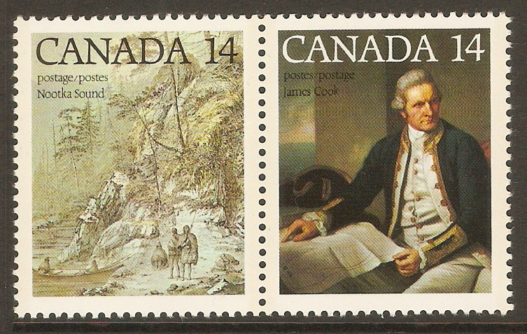 Canada 1978 Cook's 3rd. Voyage set. SG910-SG911.