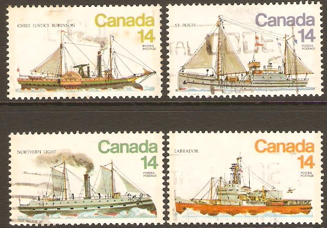 Canada 1978 Ships 4th. Series Set. SG931-SG934.