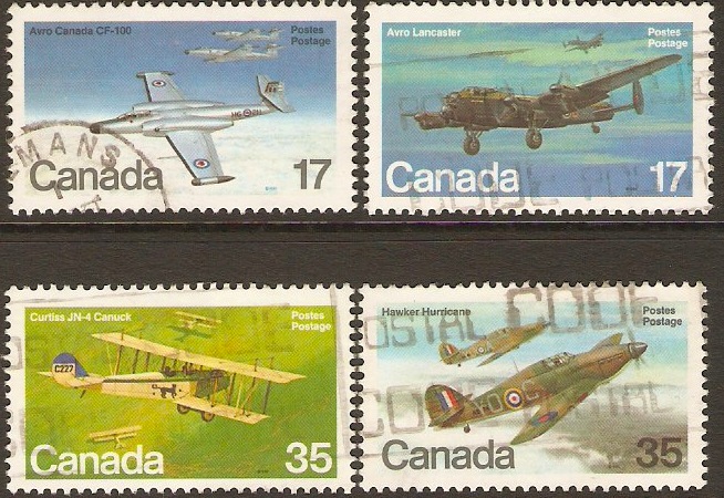 Canada 1980 Aircraft 2nd. Series Set. SG996-SG999.