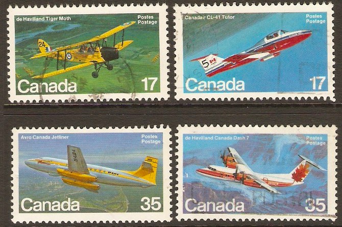Canada 1981 Aircraft 3rd. Series Set. SG1026-SG1029.