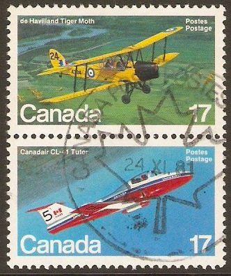 Canada 1981 Aircraft 3rd. Series Pair. SG1026a.