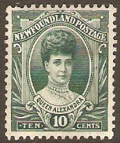 Newfoundland 1911 10c Deep green. SG125.
