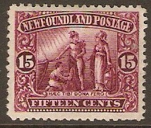 Newfoundland 1911 15c Lake. SG127.