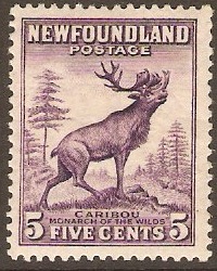 Newfoundland 1932 5c Violet. SG225c. - Click Image to Close