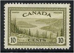 Canada 1946 10c Olive-green. SG402.