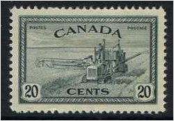 Canada 1946 20c Slate. SG404.