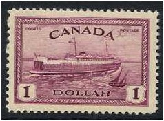 Canada 1946 $1. Purple. SG406.