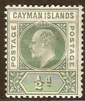 Cayman Islands 1905 d Green. SG8.