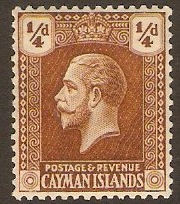 Cayman Islands 1921 d Yellow-brown. SG69.