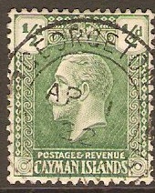 Cayman Islands 1921 d Pale grey-green. SG70.