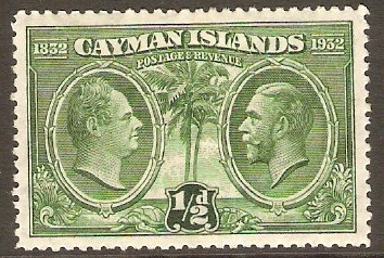 Cayman Islands 1932 d Green. SG85.