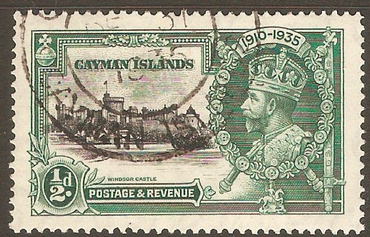 Cayman Islands 1935 d Silver Jubilee Stamp. SG108.