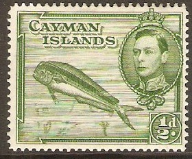Cayman Islands 1938 d Green. SG116a.