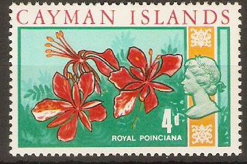 Cayman Islands 1969 4d Royal Poinciana. SG227.