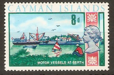 Cayman Islands 1969 8d Motor Vessels. SG229.