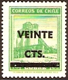Chile 1948 20c on 40c. SG380.