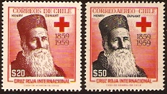 Chile 1959 Red Cross Set. SG488-SG489.