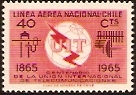 Chile 1965 I.T.U. Stamp. SG557.
