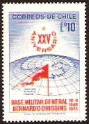 Chile 1973 Antarctic Base Stamp. SG706.