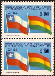 Chile 1976 Bolivia Ind. Stamp. SG774.