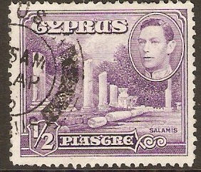 Cyprus 1938 pi. Violet. SG152a.