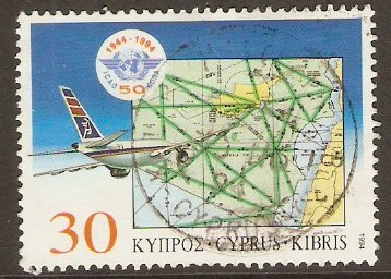 Cyprus 1994 ICAO Anniversary Stamp. SG859.