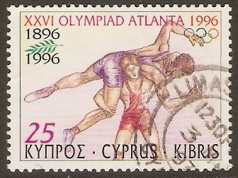 Cyprus 1996 25c Olympic Games Stamp Series. SG908.