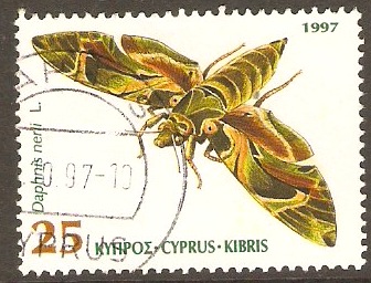 Cyprus 1997 25c Insect Stamps Series. SG928.