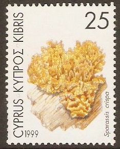 Cyprus 1999 25c Mushrooms Stamp Series. SG967.