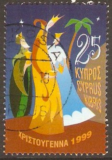 Cyprus 1999 25c Christmas Stamp Series. SG981.