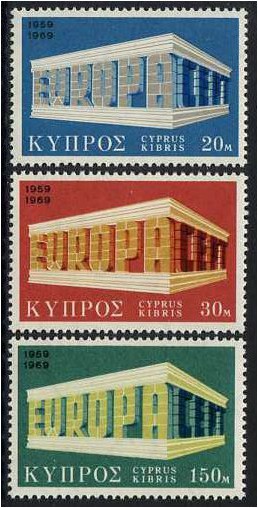 Cyprus 1969 Europa Set. SG331-SG333.