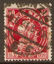 Danzig 1921 40pf Red. SG55.